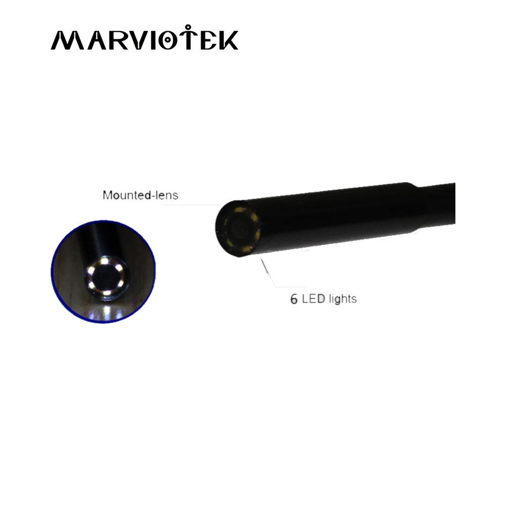 USB эндоскоп камера 5 мм водонепроницаемый IP67 6 led бороскоп эндоскопические камеры