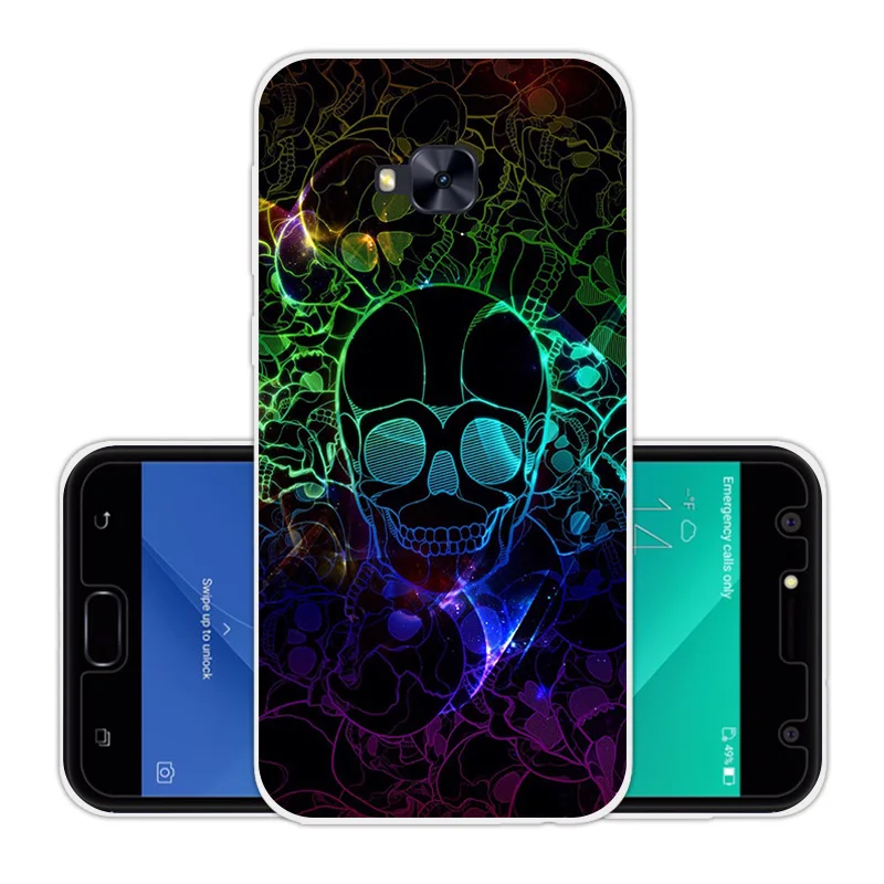 Для Asus Zenfone 4 Selfie ZD553KL Силиконовые ТПУ чехлы для телефонов DIY роскошные Fundas