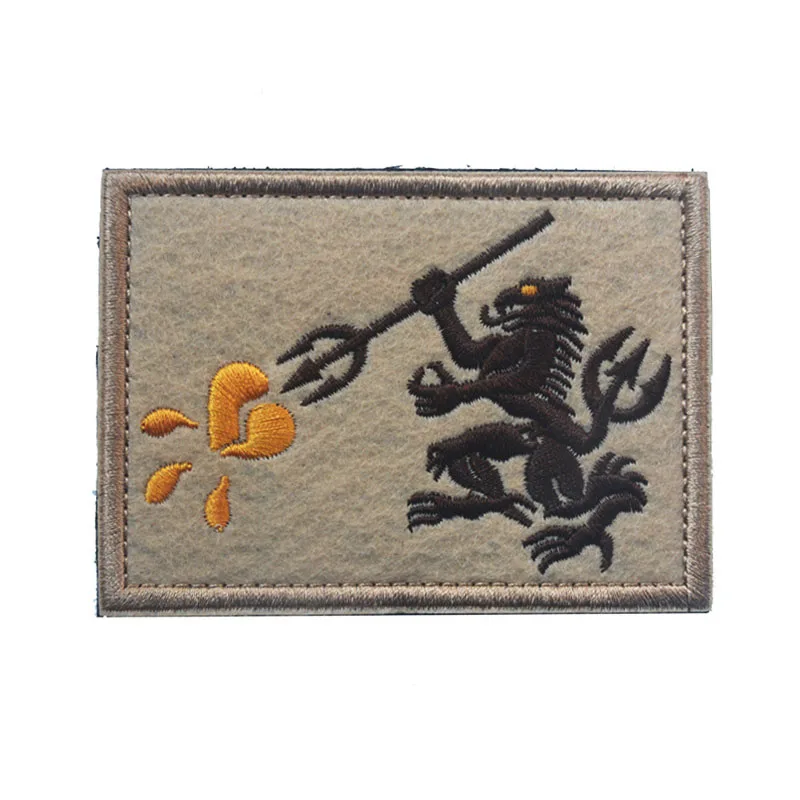 Военно морской флот США Печать Morale патч 10*7 см Американская армейская тактическая