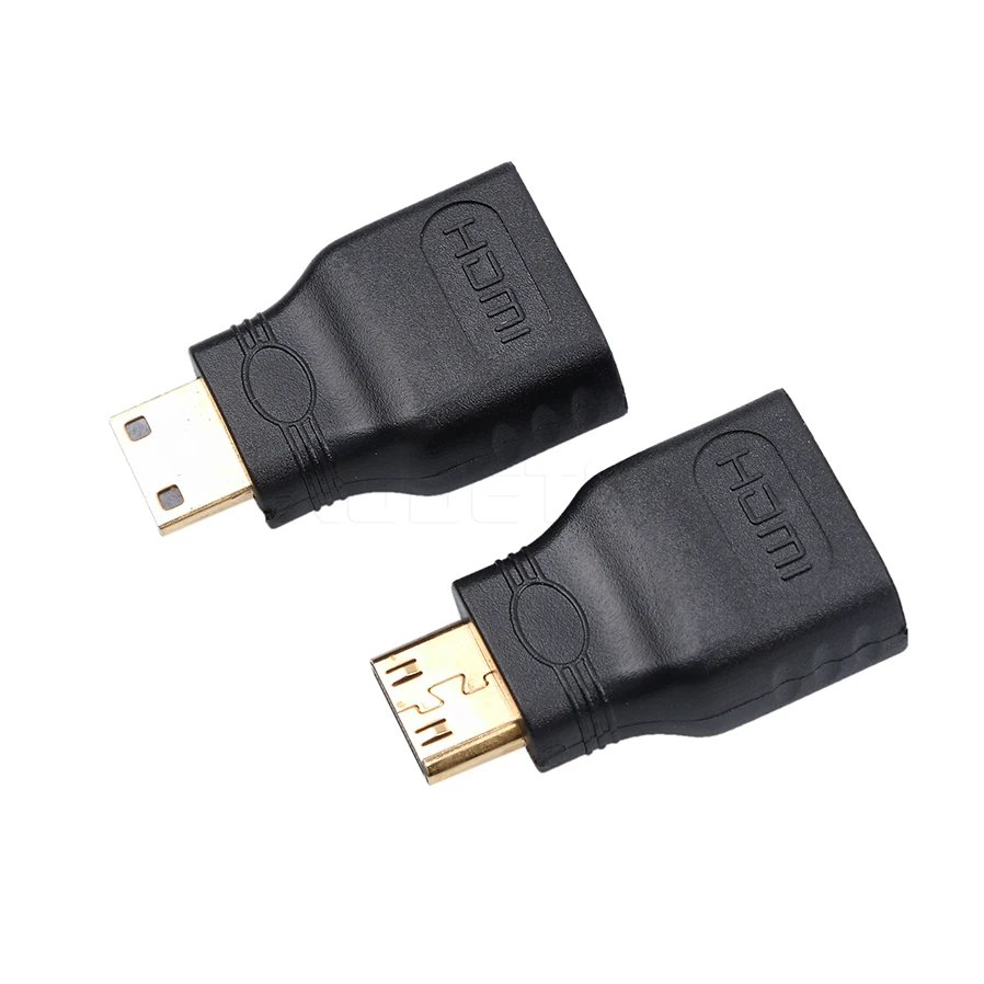 HD золотое покрытие совместимому с HDMI к Mini Совместимость + Micro преобразователь для