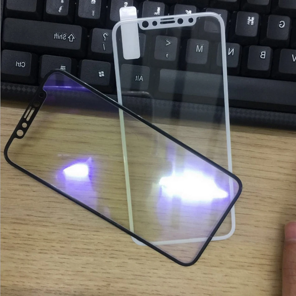 CCDZ для iPhone X 6 S плюс 7 8 анти синий свет мягкий край закаленное Стекло Экран