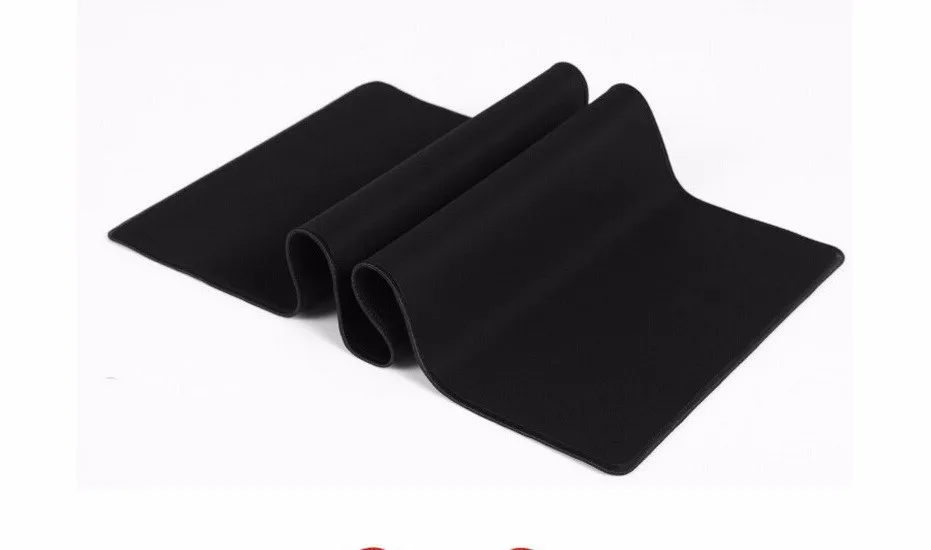 Большой коврик для мыши WESAPPA 60x30/70x30/90x40 см, все черные коврики для мыши, полностью черный Настольный коврик для мыши, Офисная подушка, супер большой коврик для мыши 60 см, 7120 см, XXL