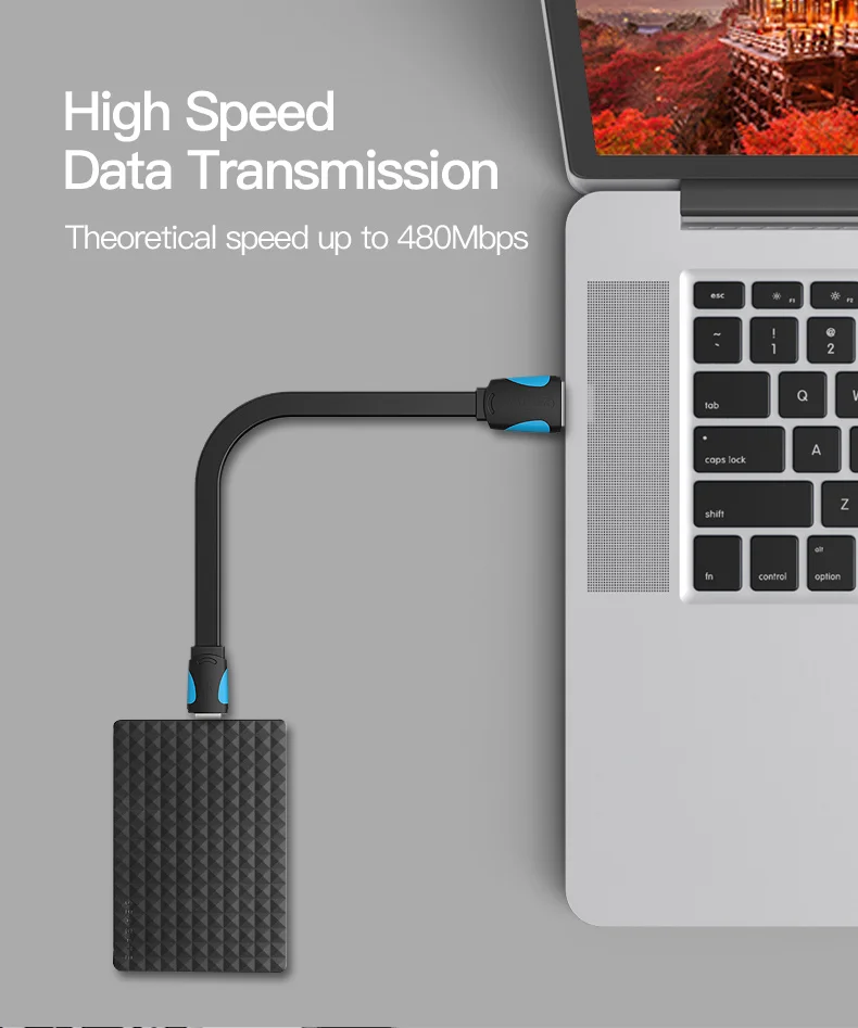 Vention Mini USB кабель Mini USB к USB кабель передачи данных для быстрой зарядки для сотового телефона цифровой камеры HDD MP3 MP4 плеер планшеты gps