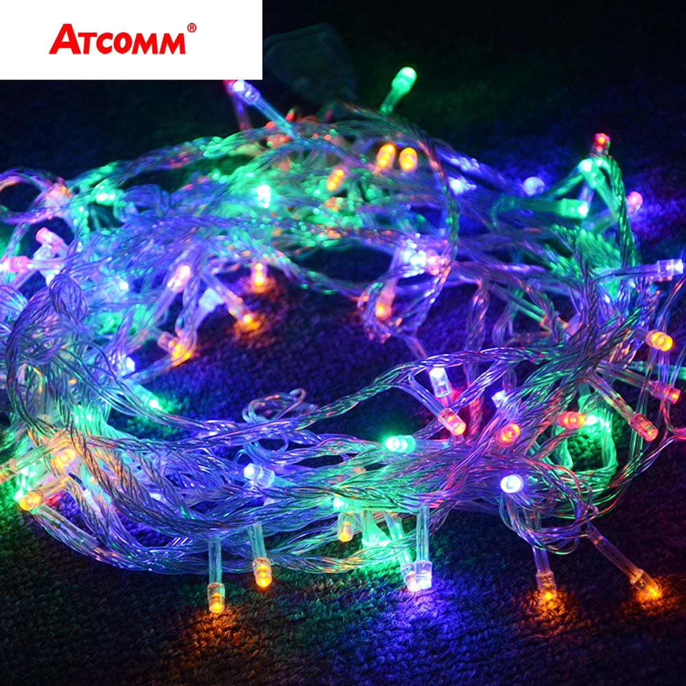 RGB светодиодная Рождественская гирлянда 10 м 20 30 40 50 м|led christmas string lights|fairy lightsstring lights