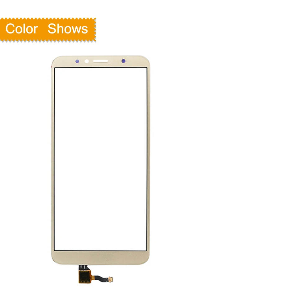 gold no gift Сенсорный экран для huawei Y6 PRIME ATU-L31 сенсорный экран Y6 Сенсорная панель дигитайзер Переднее стекло Внешний объектив 5,7" - Цвет: gold no gift