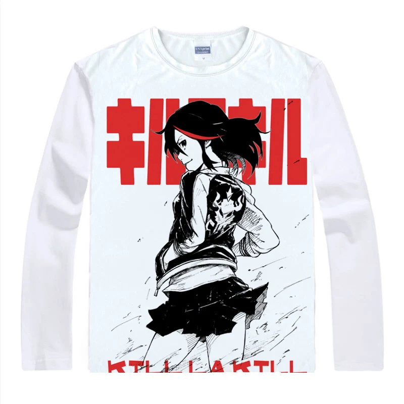 Coolprint японский Футболка с изображением в стиле аниме KILL La футболки мульти стиль