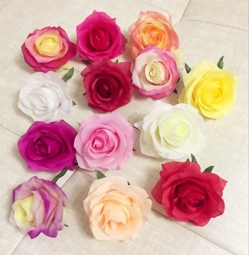 30 шт. искусственные цветы розы 8 5 см 13 цветов|flower head|rose flower headfake flowers |