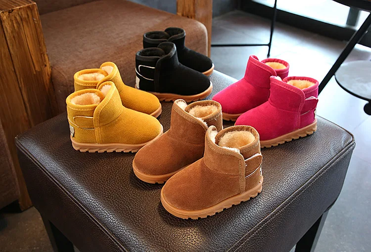 Chaussures enfants pour les filles 2018 зимние ботинки для мальчиков утолщение супер мягкий botte