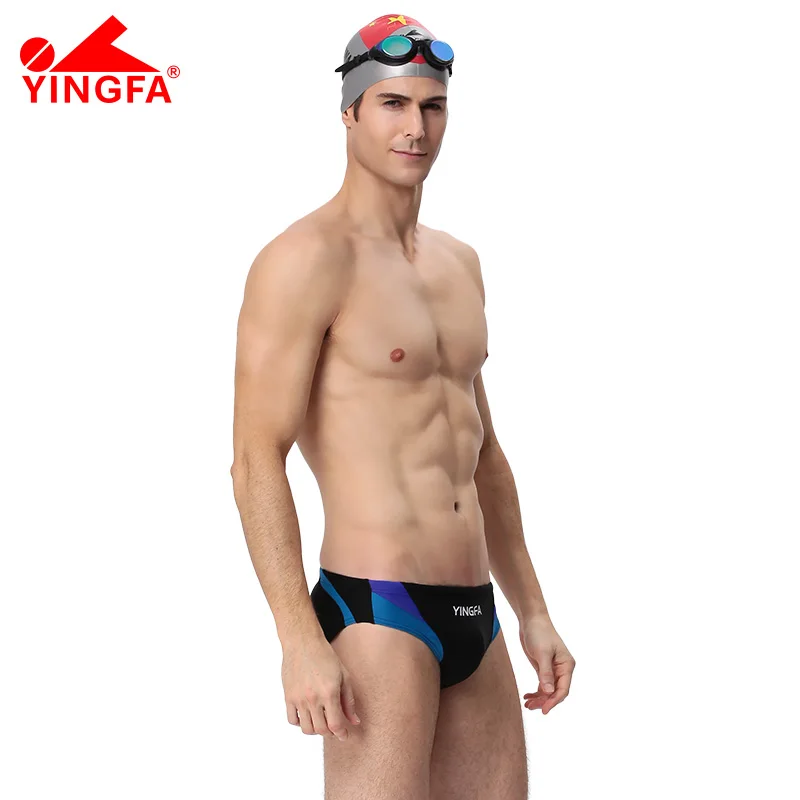 YINGFA FINA, мужские купальники, спортивные плавки, тренировочные костюмы для плавания, профессиональный купальник для гонок, соревнований, купальный костюм, нижняя часть