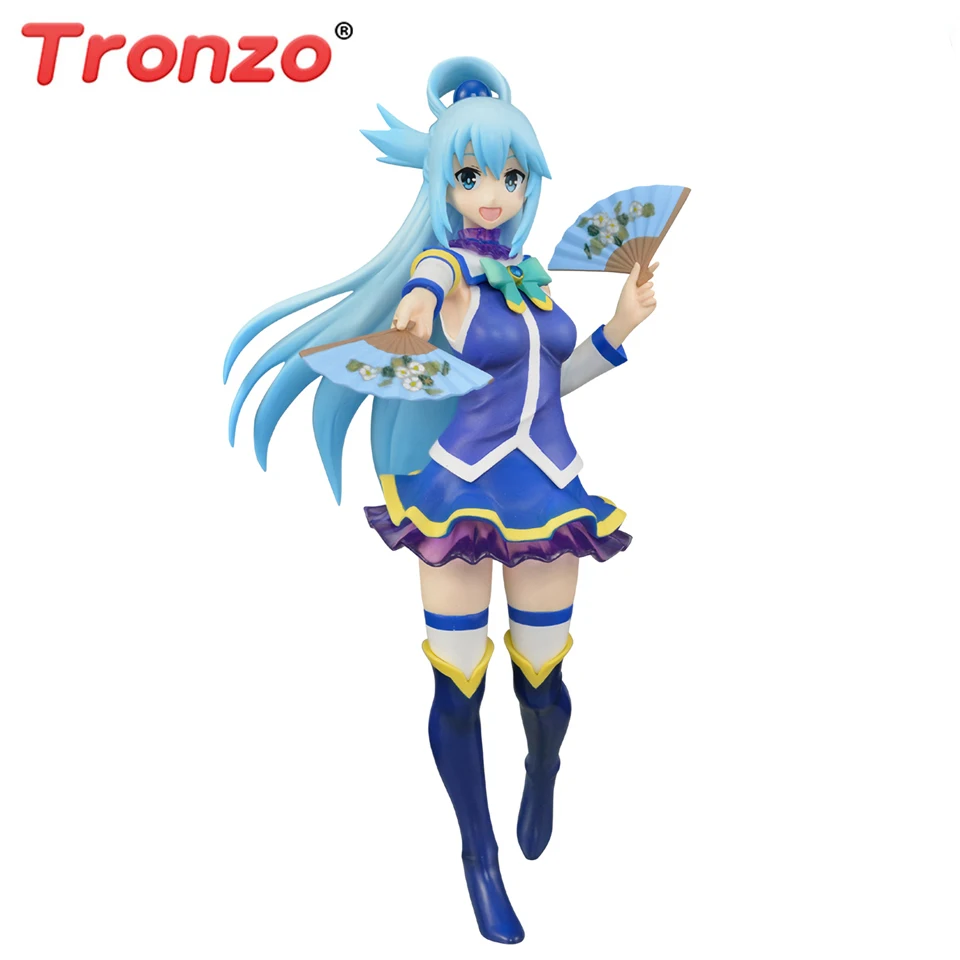 Tronzo sega аниме KonoSuba Божье счастье на этом прекрасном мире Konosuba Аква фигурка Действующая модель из ПВХ Куклы Игрушки Подарки