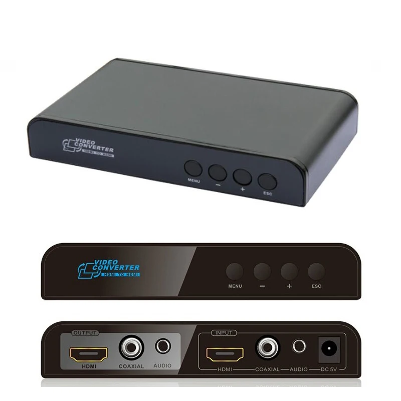 Коаксиальный преобразователь LKV323 HDMI в масштабирование с функцией понижения и