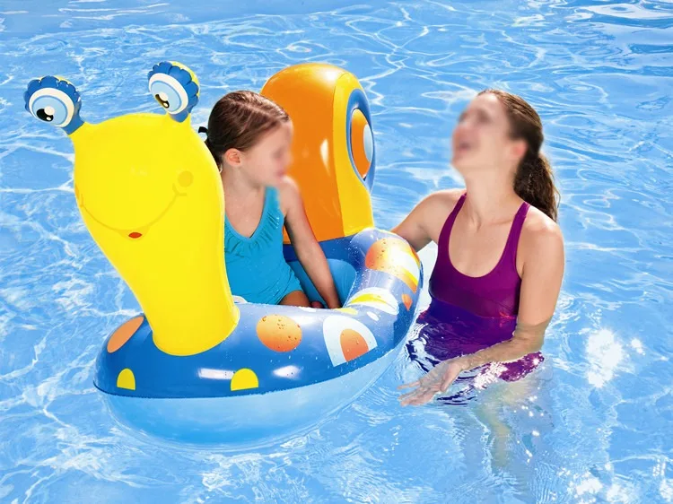 

Water Toys Inflatable Inflatable Snail Boat Cute For Baby Play Water Outdoor Toy Riding Swim Ring Pool Toy Summer Ride-on 2021
