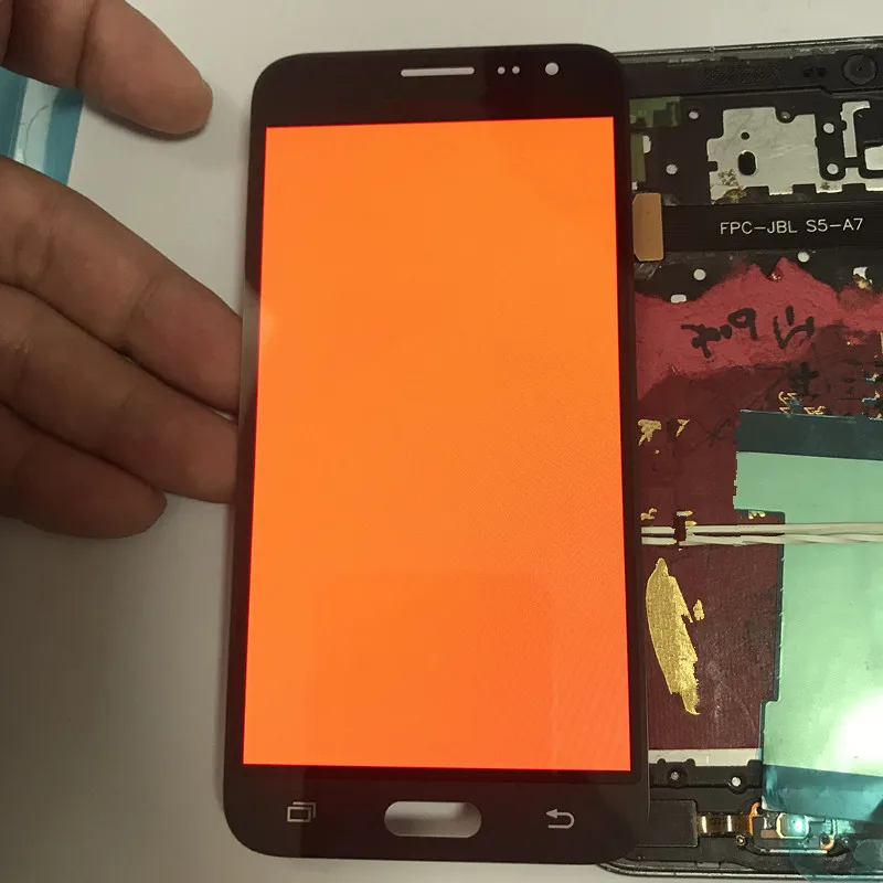 ЖК дисплей SUPER AMOLED с жидкостной тенью для Samsung Galaxy J3 2016 J320 J320F сенсорным экраном и