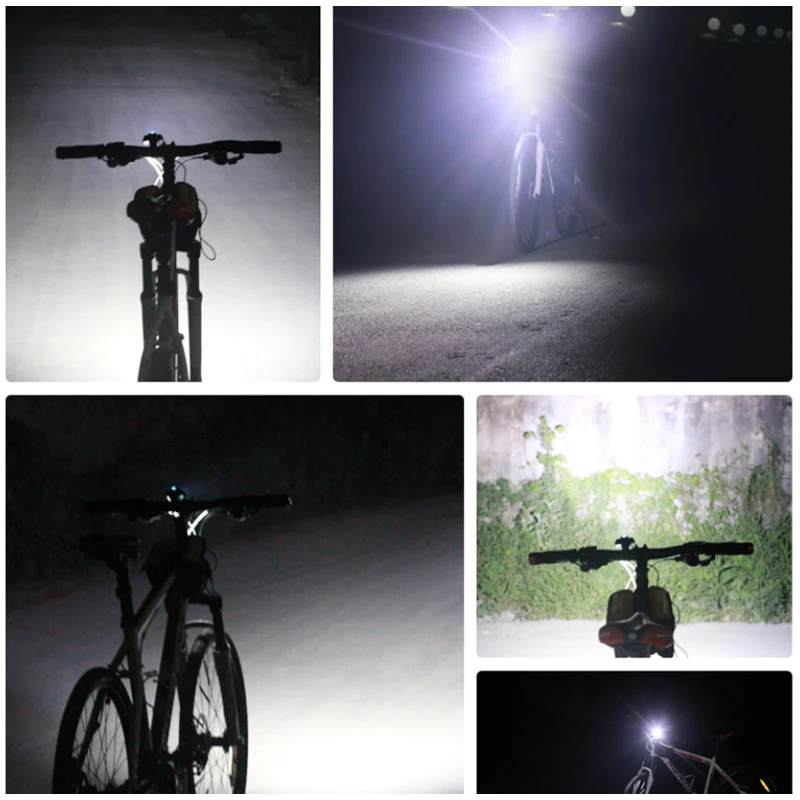 

Waterproof XML 3xXML T6 +2R5 LED 4.2v Adjust Angle Bicycle Light Head Lamp Headlight with Battery +Headband