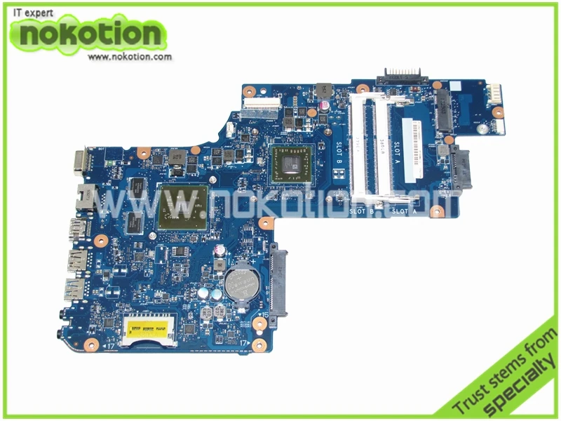 

Материнская плата NOKOTION PT10AN DSC MB REV 2,1 для ноутбука toshiba satellite C50 C50D CPU 216-0841000 DDR3