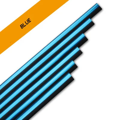 Blue VVVIST автомобильные тюнинговые молдинги 20 см Внутренняя вентиляционная решетка переключатель обода отделка выход защита от царапин протектор автомобиля Стайлинг полосы - Цвет: Blue