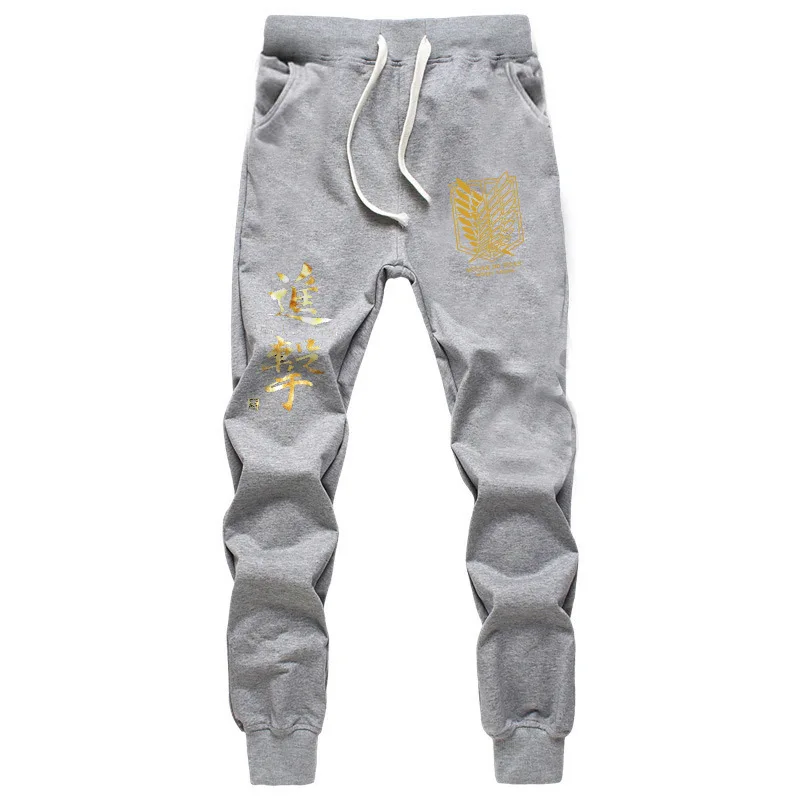 

Funny Print Attack on Titan pants Anime Shingeki no Kyojin Cosplay Joggers Autumn Attack Cosplay Costume Sweatpants A72005