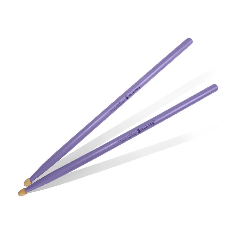 Purple 5A 1 пара 5A 7A легкие противоскользящие профессиональные барабанные палочки ударные инструменты аксессуары - Цвет: Purple 5A