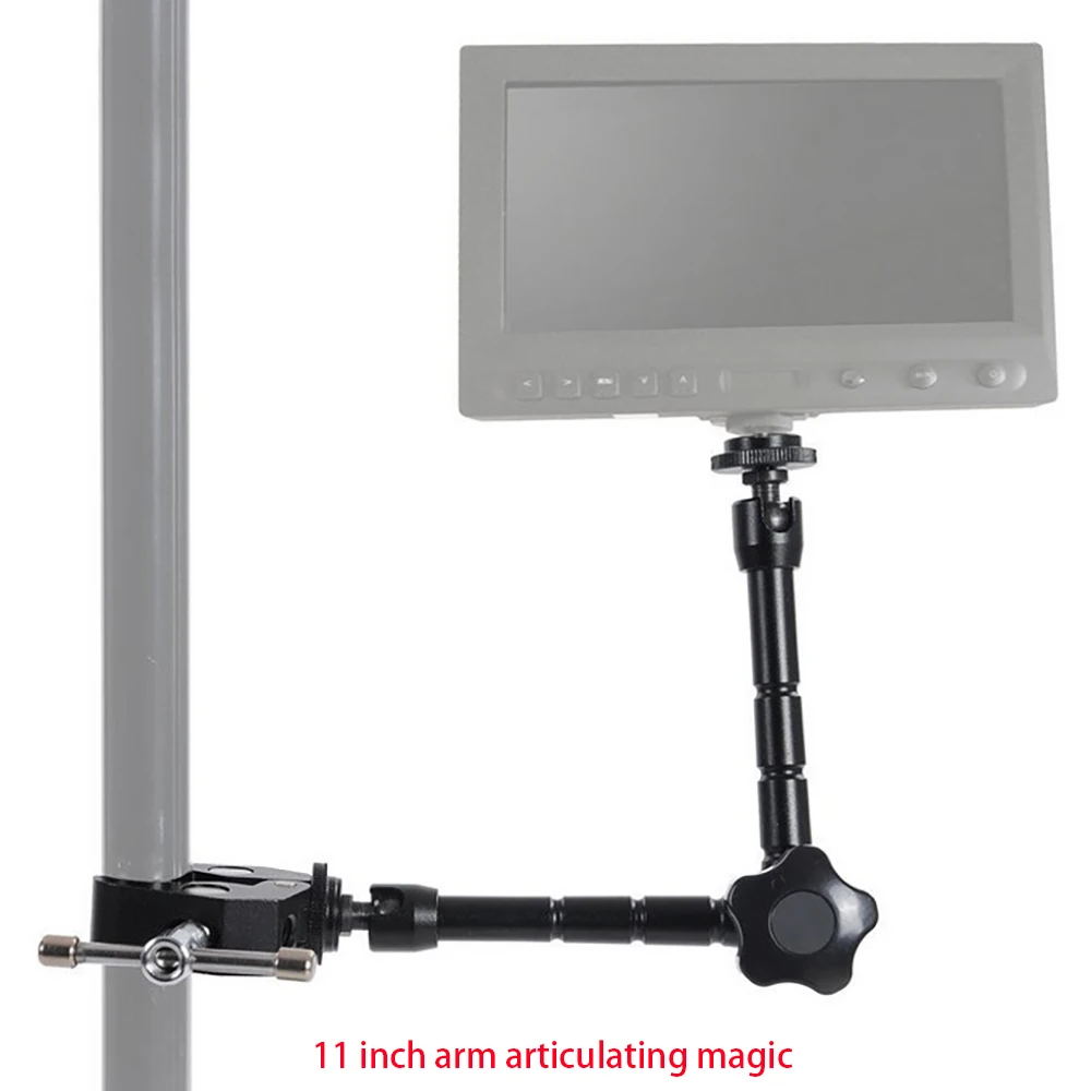 

New Hot Super Clamp 11 Inches Magic Articulated Arm for Mounting HDMI Monitor LED Light LCD Video Camera Flash DSLR