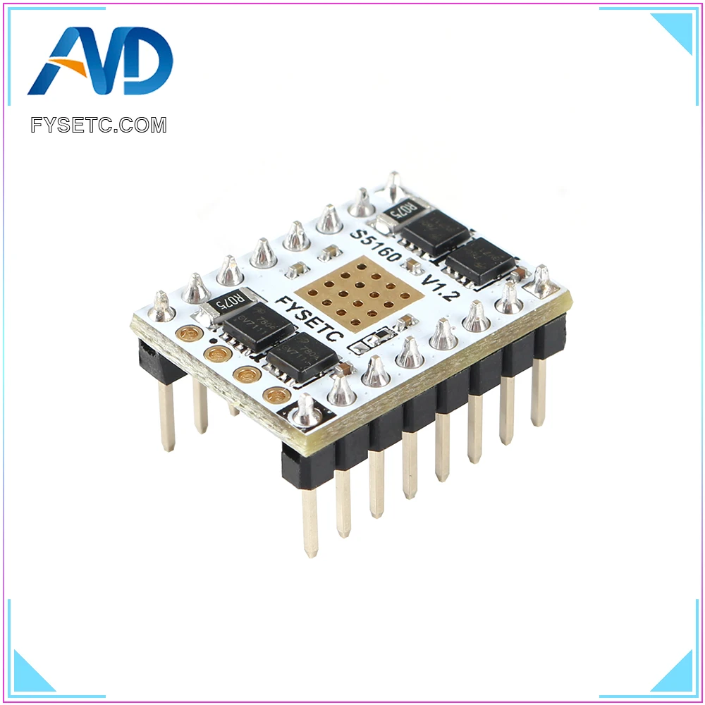 TMC5160 V1.2 SPI Драйвер шагового двигателя S5160 бесшумный драйвер Stepstick Летающий провод