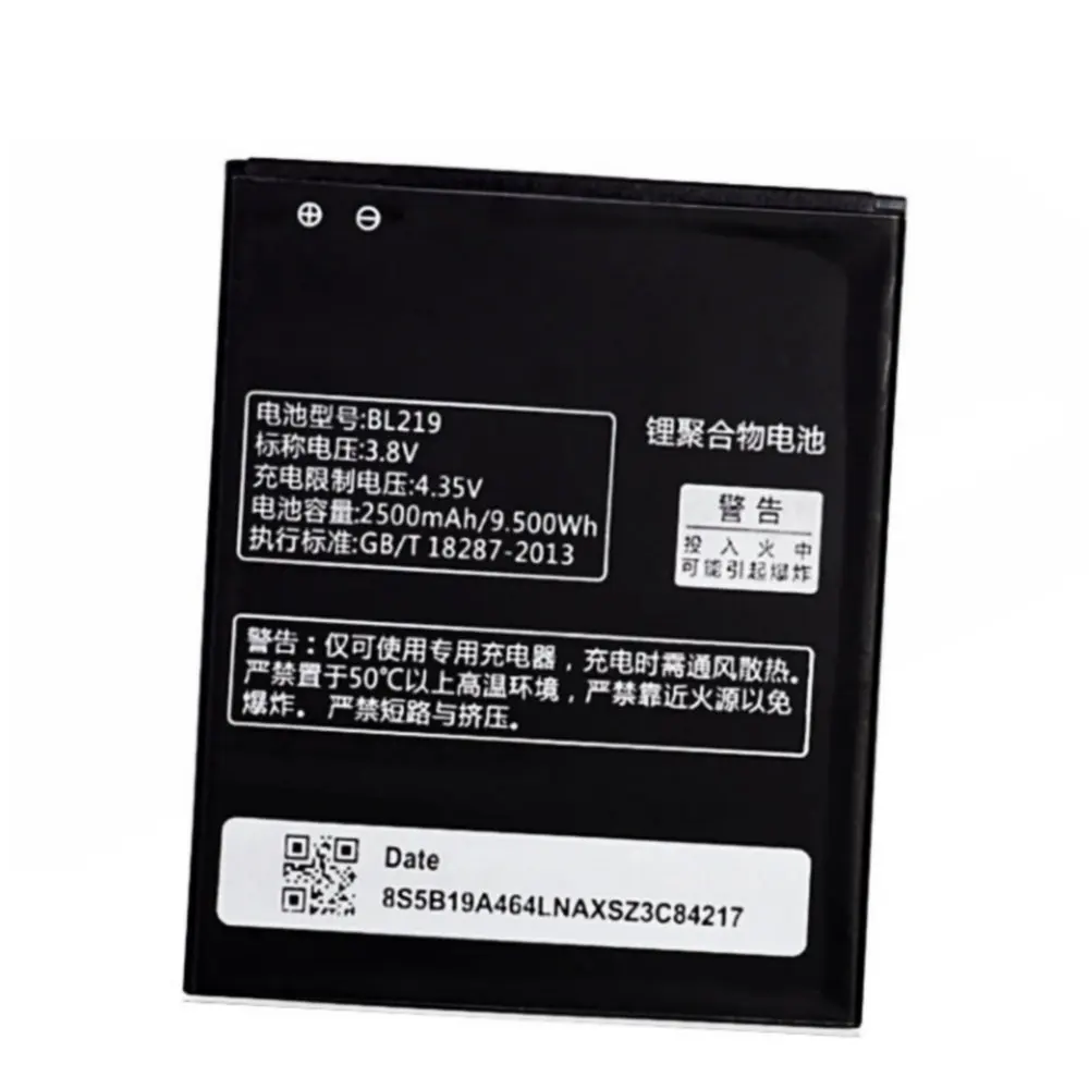 Высокое качество Замена батареи 2500 мАч BL219 батарея для Lenovo A880 S856 S810t A850 + A889 A890e A916