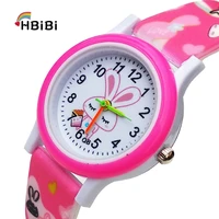 newest products printed strap childrens watch cute rabbit watches kids boys girls clock gift child casual quartz wrist watch