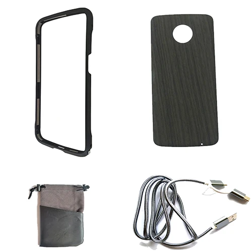 grey set Чехол-бампер для moto rola moto Z4 Z3 Play Z2 Play Z2 force, совместимый с модами moto, противоударный алюминиевый металлический каркас, бампер - Цвет: grey set