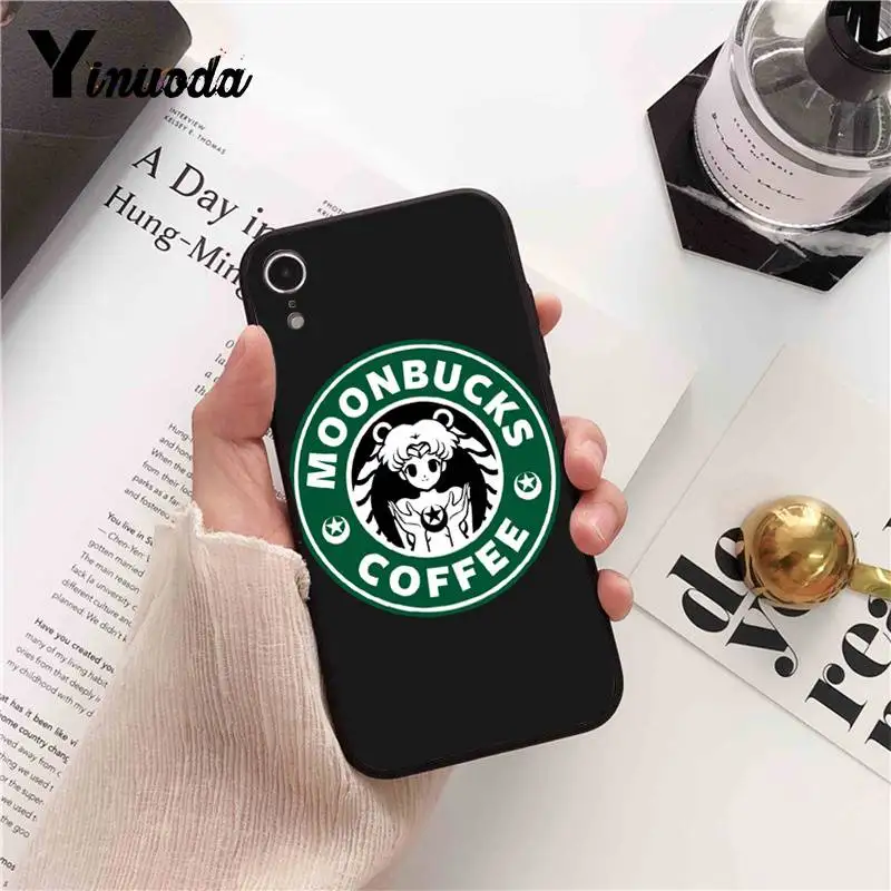 Yinuoda розовый японский аниме Kawaii Сейлор Мун чехол для телефона iPhone 5 5Sx 6 7 7plus 8 8Plus X XS