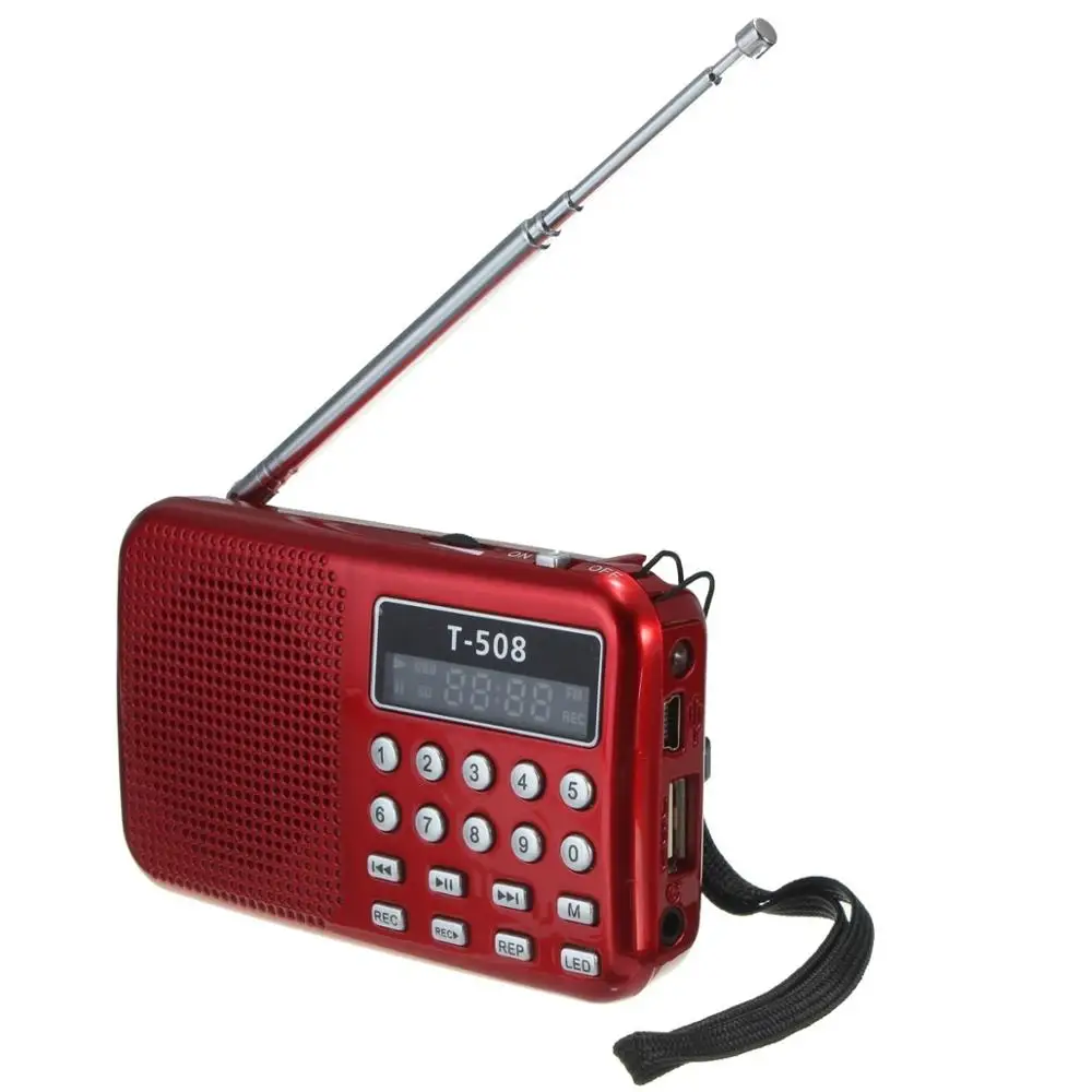 T508 Лидер продаж Портативный Hi Fi динамик с картой цифровой мультимедийный громкий