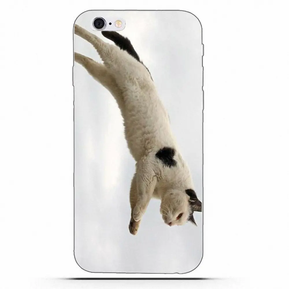 Wexoeq много милых летающих кошек для Huawei G7 Y6 II Y7 Xiaomi Redmi Note 2 3 5 Mi 4 4C 4I 5S 5X 6X 8 SE Pro TPU
