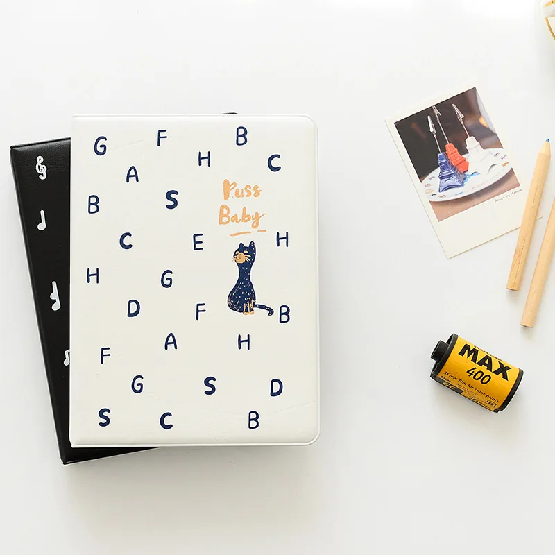 Фотоальбом ярких цветов в виде милой кошки с 36 карманами для 6-дюймового