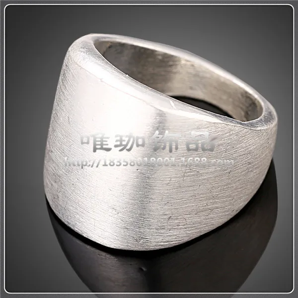 Ultra light ring electroplating thick silver wire drawing effect A153 new factory direct wholesale jewelry alloy | Украшения и