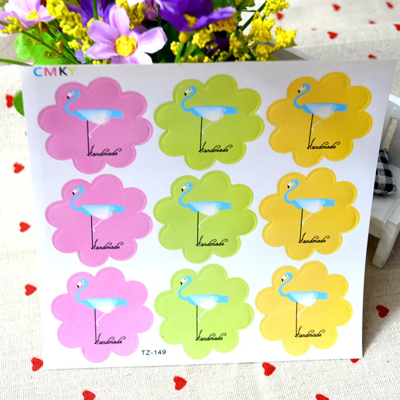 90 шт. наклейки в виде красного журавля ручной работы|stickers for|hand madestickers stickers |