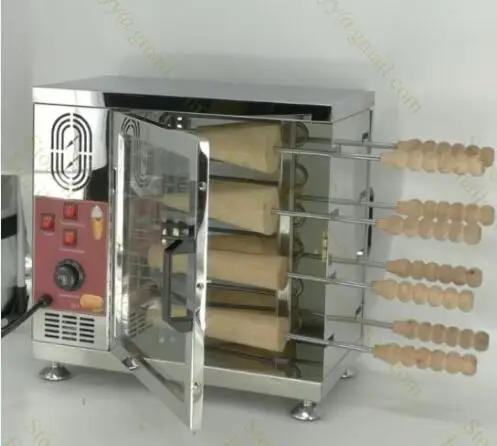 Электрический 110V 220V венгерский дымохода с изображением торта гриль печь Машина