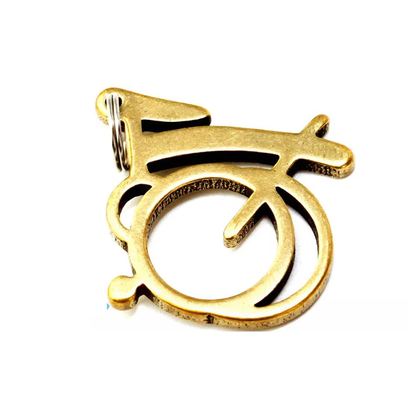 gold-Folding 3 дизайна 2 цвета двухсторонний медный алюминиевый велосипед BMX MTB маленький CNC милый для велосипеда Brompton сумка - Цвет: gold-Folding