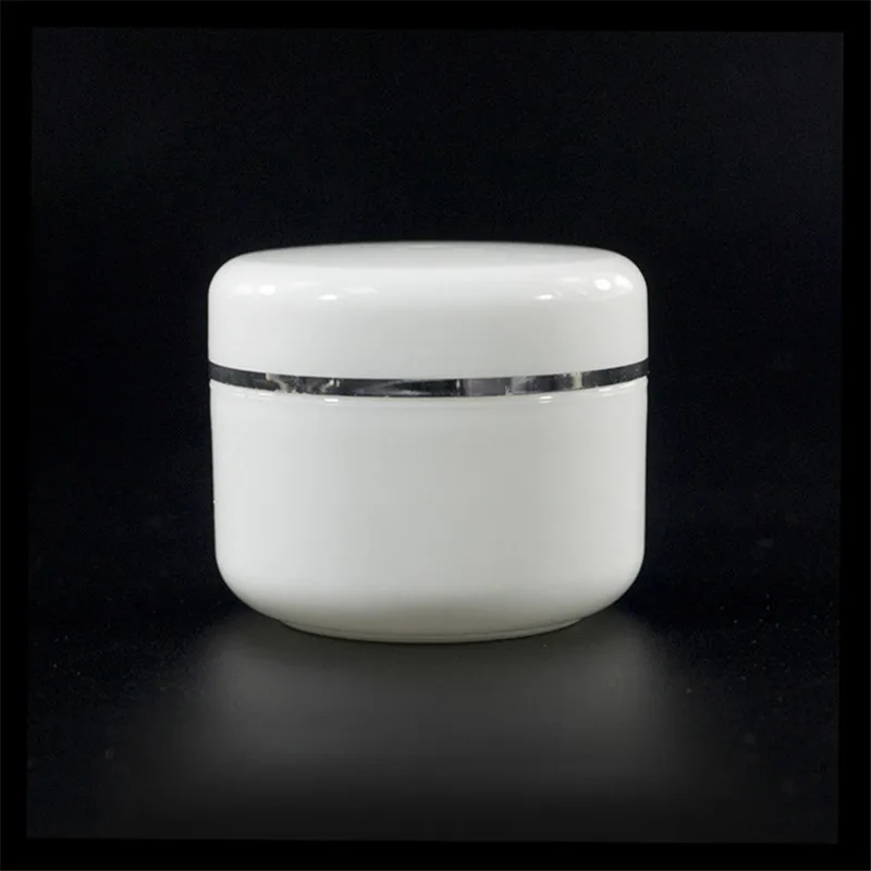

100pcs *50g Face Cream Jars Pot Travel Plastic Empty Cosmetic Containers 50ml Cosmetic Sample Containers