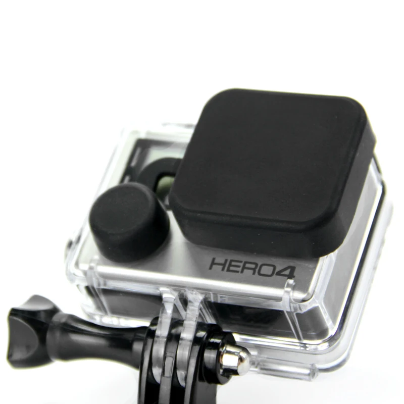 SnowHu для GoPro аксессуары корпус Защитный Водонепроницаемый чехол силиконовый