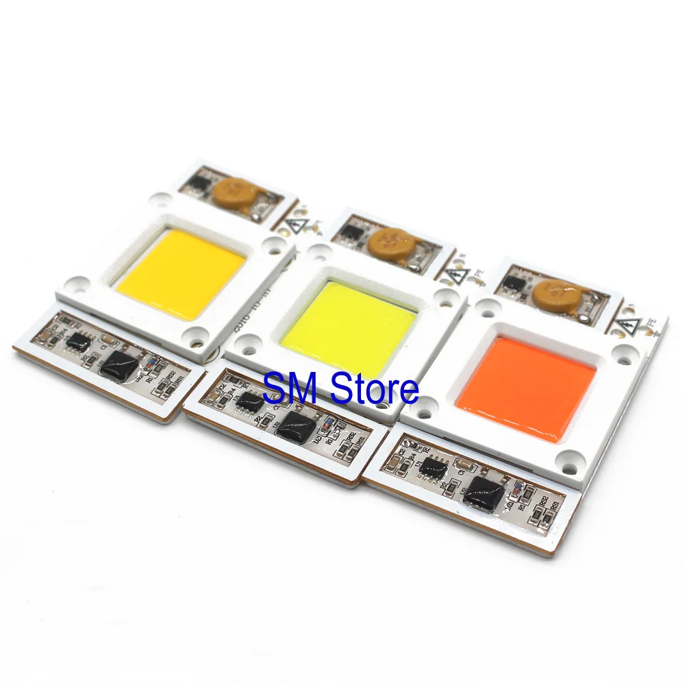 AC220V 50W LED Bulbs Chip For Plant Grow Light Full Spectrum 400nm-840nm 3000K-35000K Warm White Cold Excellent Quality | Освещение