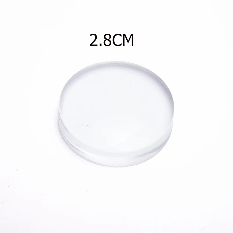 1pc 2.8cm Силиконы для дизайна ногтей штампы для маникюра желе для ногтей штампы для маникюра штамп для штамповки трафареты с цветными ручками - Цвет: 1pc 2.8cm