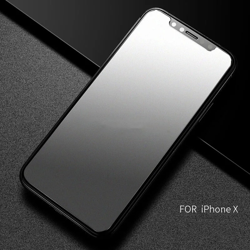Для Apple iPhone XS XR MAX X 8 7 6S 6 5S 4S 4 Plus 7Plus матовое закаленное стекло с защитой от