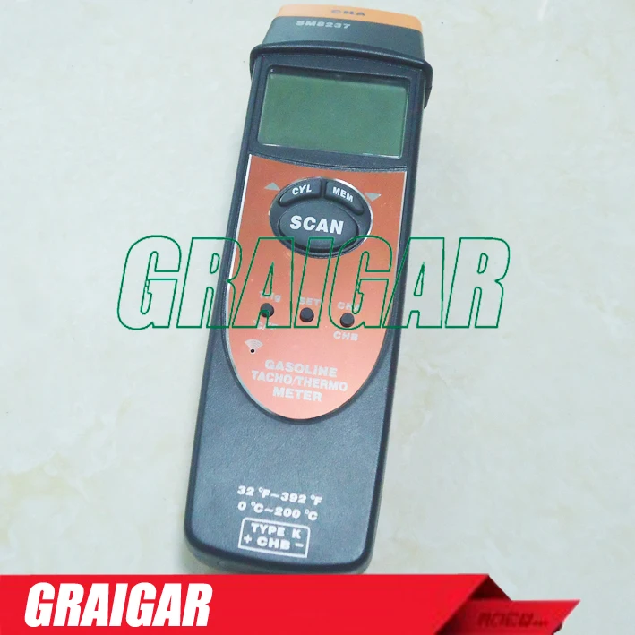 Hand-held Digital Gasoline Engine Speed Tachometer SM8237 Sp
