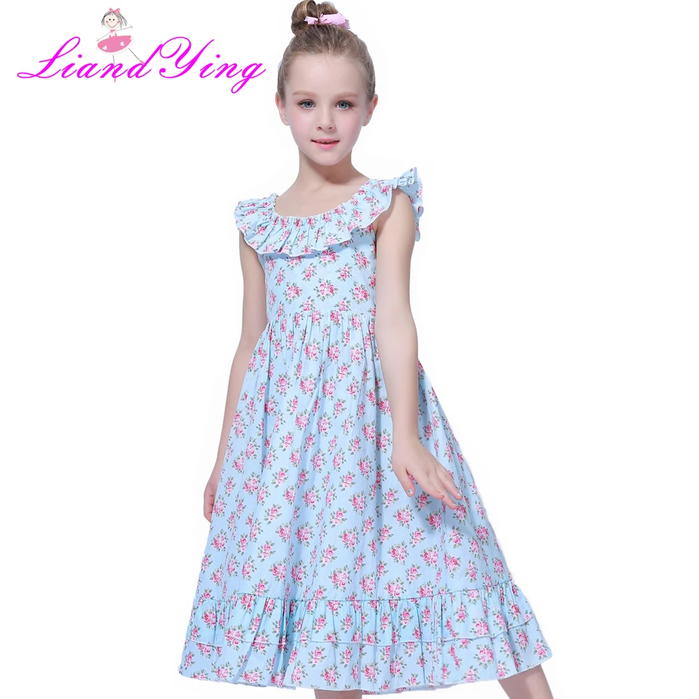 

Kids Girls Embroidered Flower Formal Party Ball Gown Prom Princess Bridesmaid Wedding Children First Communion Tutu Dress
