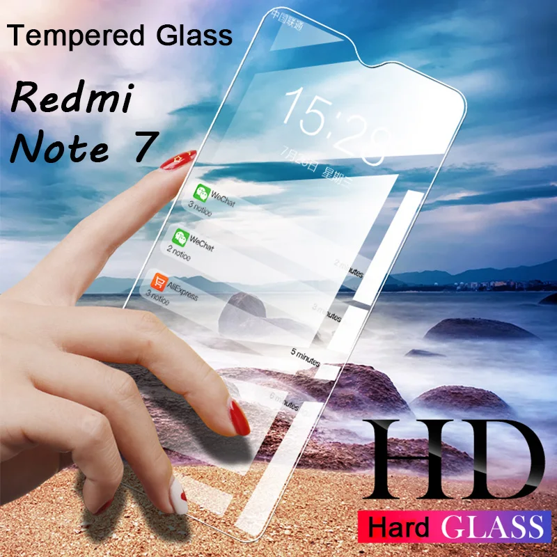 Закаленное стекло для Xiaomi Redmi Note 7, Защита экрана для Redmi K20 Pro 6A 7A 7 Note 6 Pro 5, защитное стекло на пленку