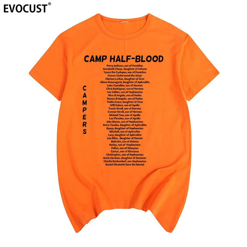 Camp half blut camper Percy Jackson Lustige Lange Insel Sound Sommer T-shirt Baumwolle Männer T shirt Neue frauen T mode casual