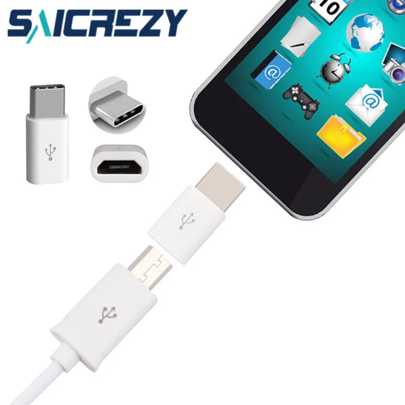 Зарядное устройство с Micro USB на Type C 3 шт. разъем адаптера для xiaomi mi 5 6 samsung s8 s9 a8 2018 ZUK