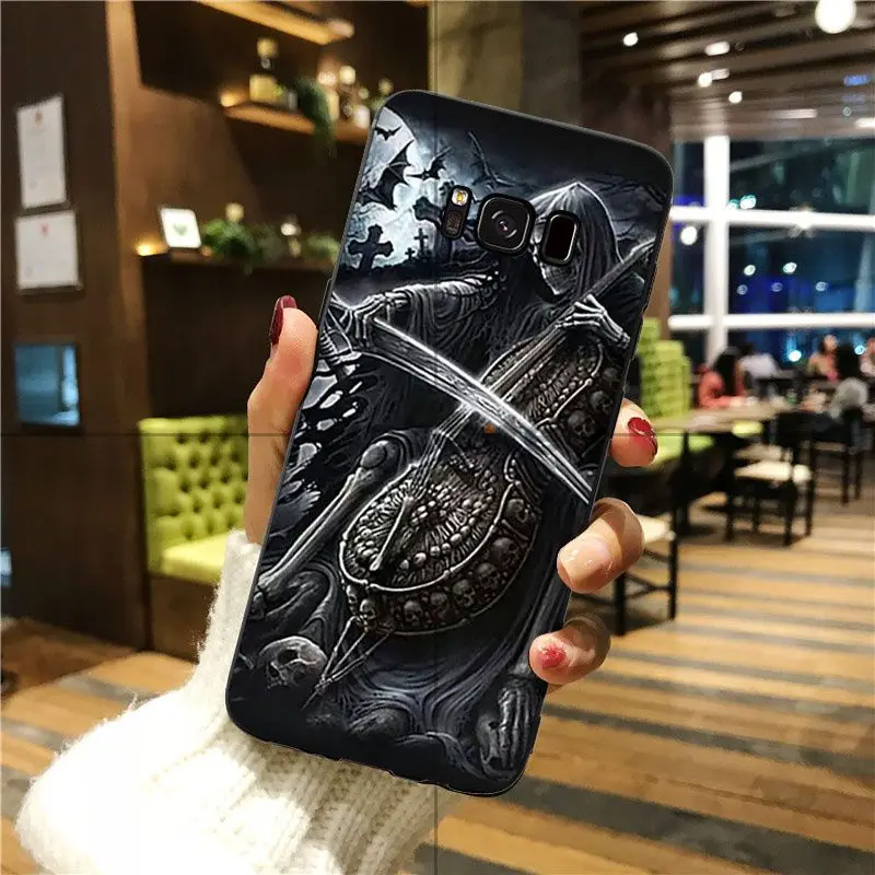 Babaite Grim Reaper Череп Скелет популярный дизайн чехол для GALAXY s7 edge s8 plus s9 plus s5 s6 edge
