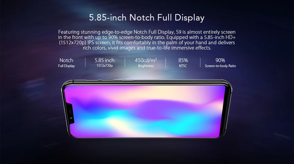 Оригинальный Leagoo S9 Android 8 1 мобильный телефон 5 85 ''u-образный Дисплей MT6750 Octa Core 4