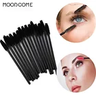 Косметическая кисть для ресниц 50150 шт., высококачественный аппликатор для ресниц, Одноразовые нетоксичные волоконные кисти для бровей, инструменты для макияжа