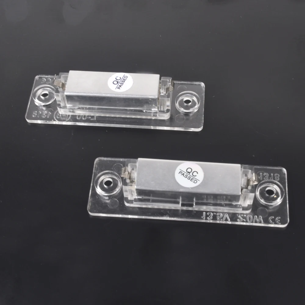 2 шт. автомобильные светодиодные лампы для подсветки номерного знака VW Transporter T5