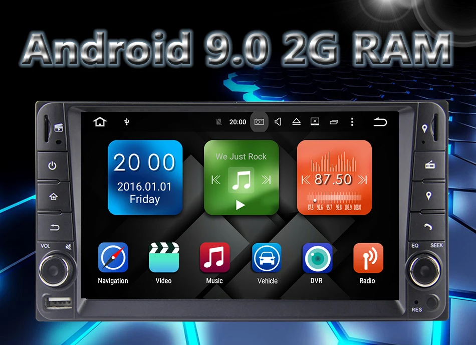 Eunavi PX30 2 din четырехъядерный Android 9,0 2G ram автомобильный Радио Стерео gps для Toyota Hilux VIOS старый Camry Prado RAV4 Prado 2003-2008